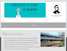 Tablet Screenshot of gagernschule.de
